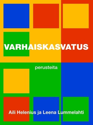 cover image of Varhaiskasvatus